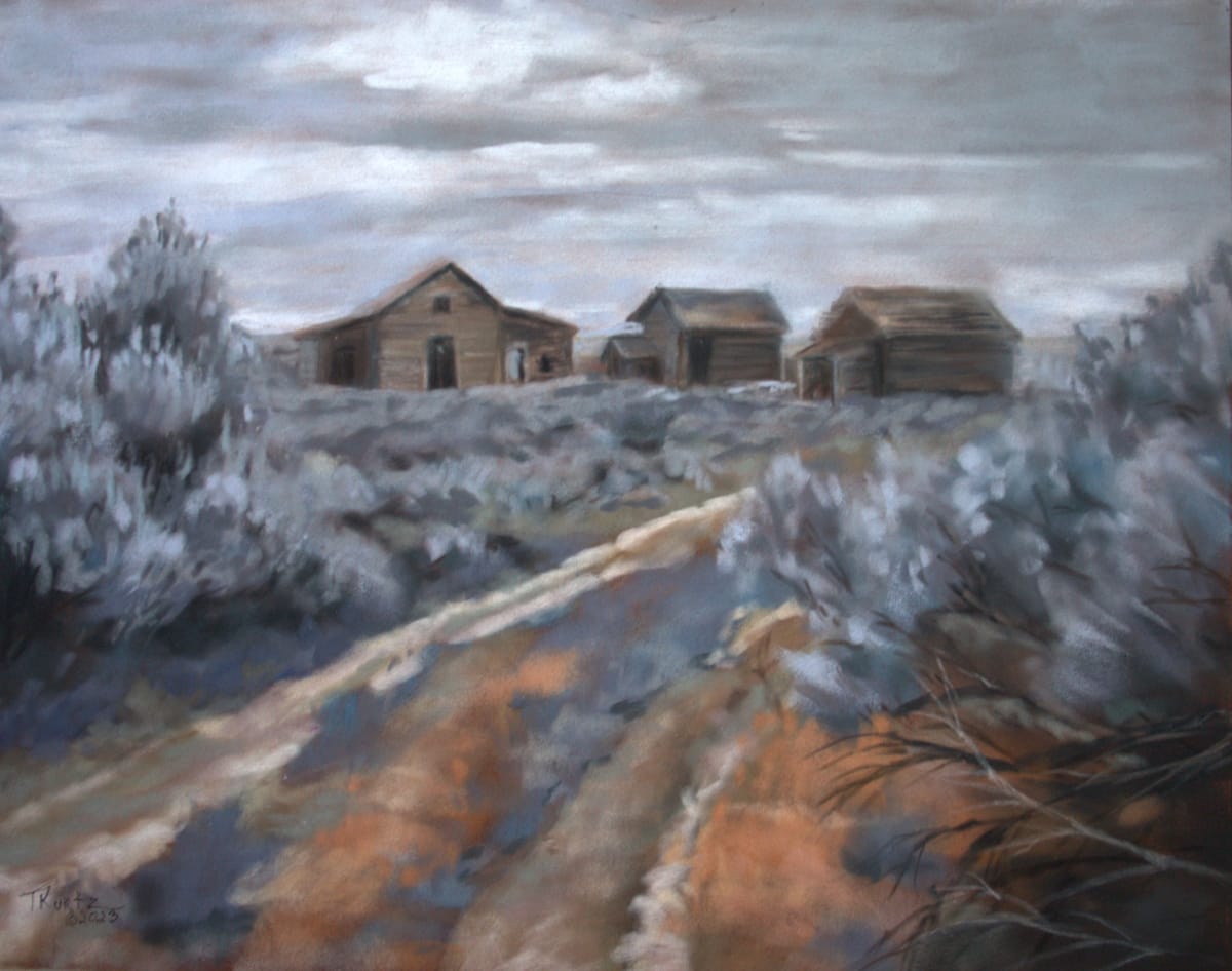 Sagebrush Memory Original Pastel by T Kurtz, Image 1.