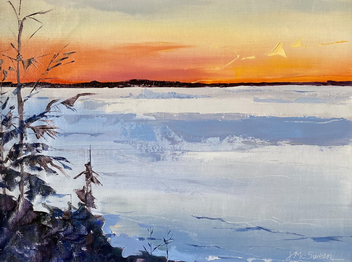 Prospect Harbor Sunset by Judy McSween 