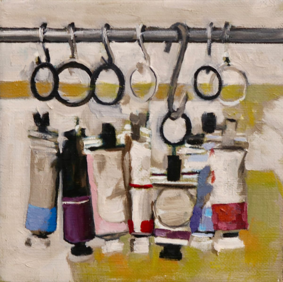 Paint Tube Series Violets by Stacey B. Street 