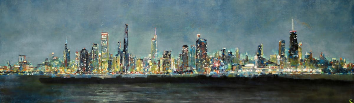 Night Skyline by Stacey B. Street 