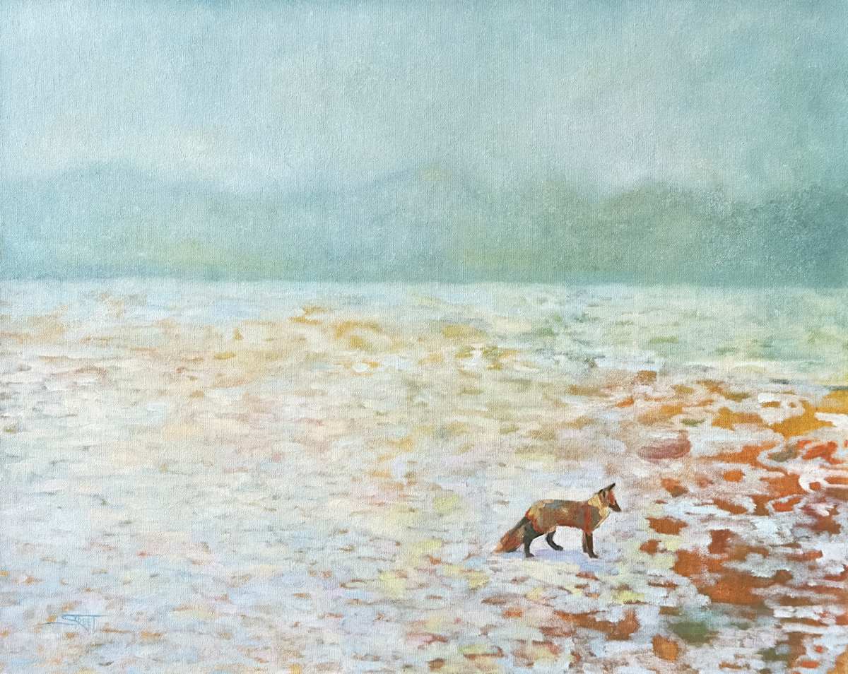 Winter's Edge by Stacey B. Street  Image: Winter's Edge, Oil on Canvas, 24"x30"