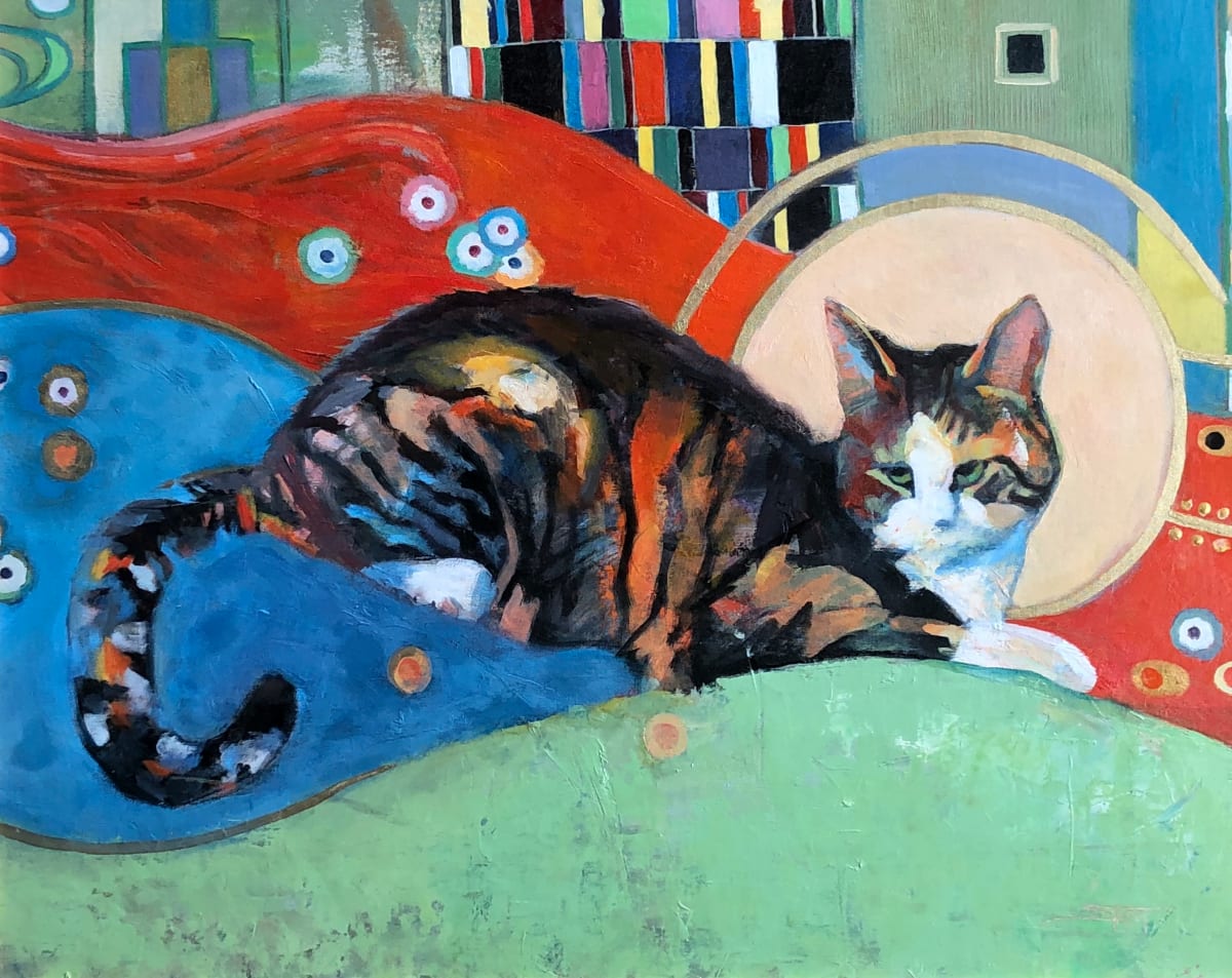 Klimt's Cat by Stacey B. Street 