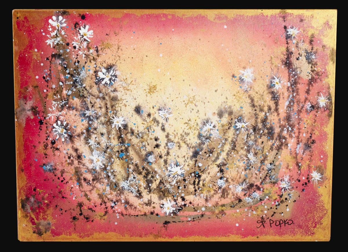 Stellar Daisies by April Popko 