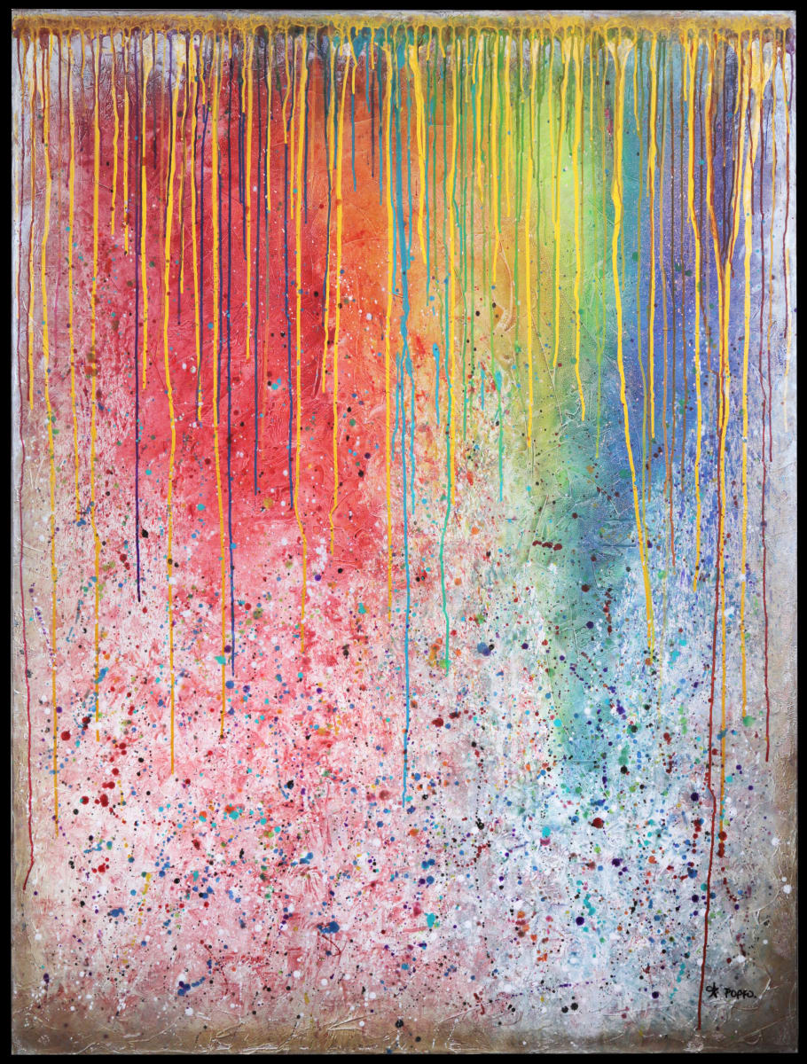 Rainbow Wind Chime by April Popko 