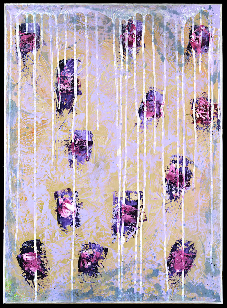 Lavender Violets by April Popko 