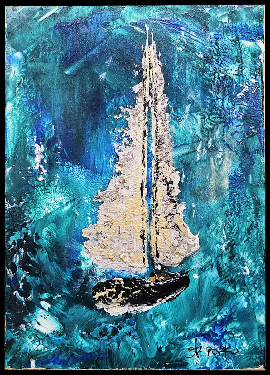 Sailing The Indian Ocean by April Popko 