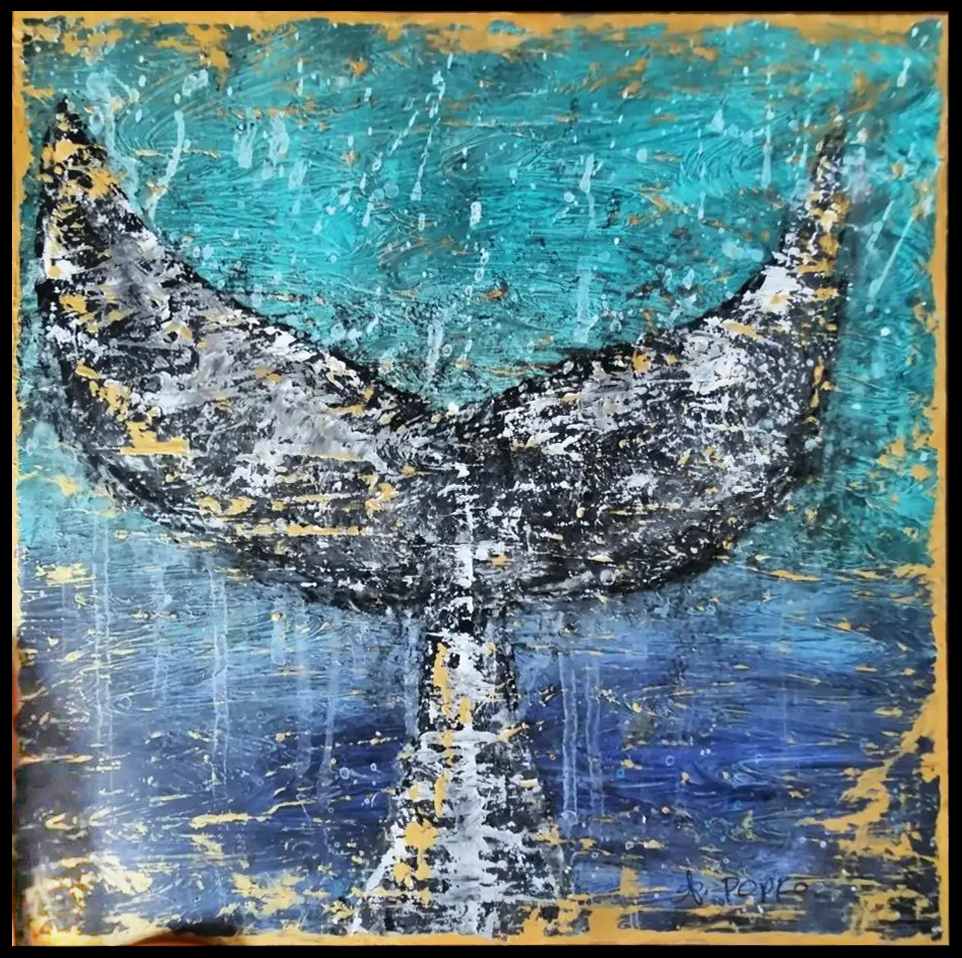 Whale Splash by April Popko 