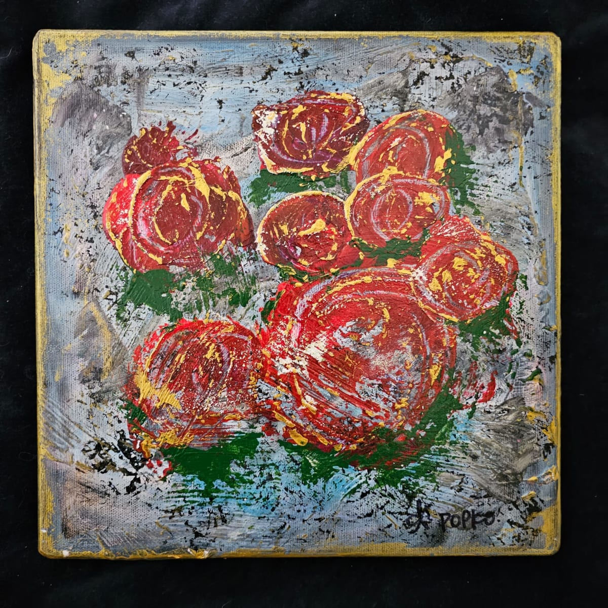 Vintage Flowers by April Popko 