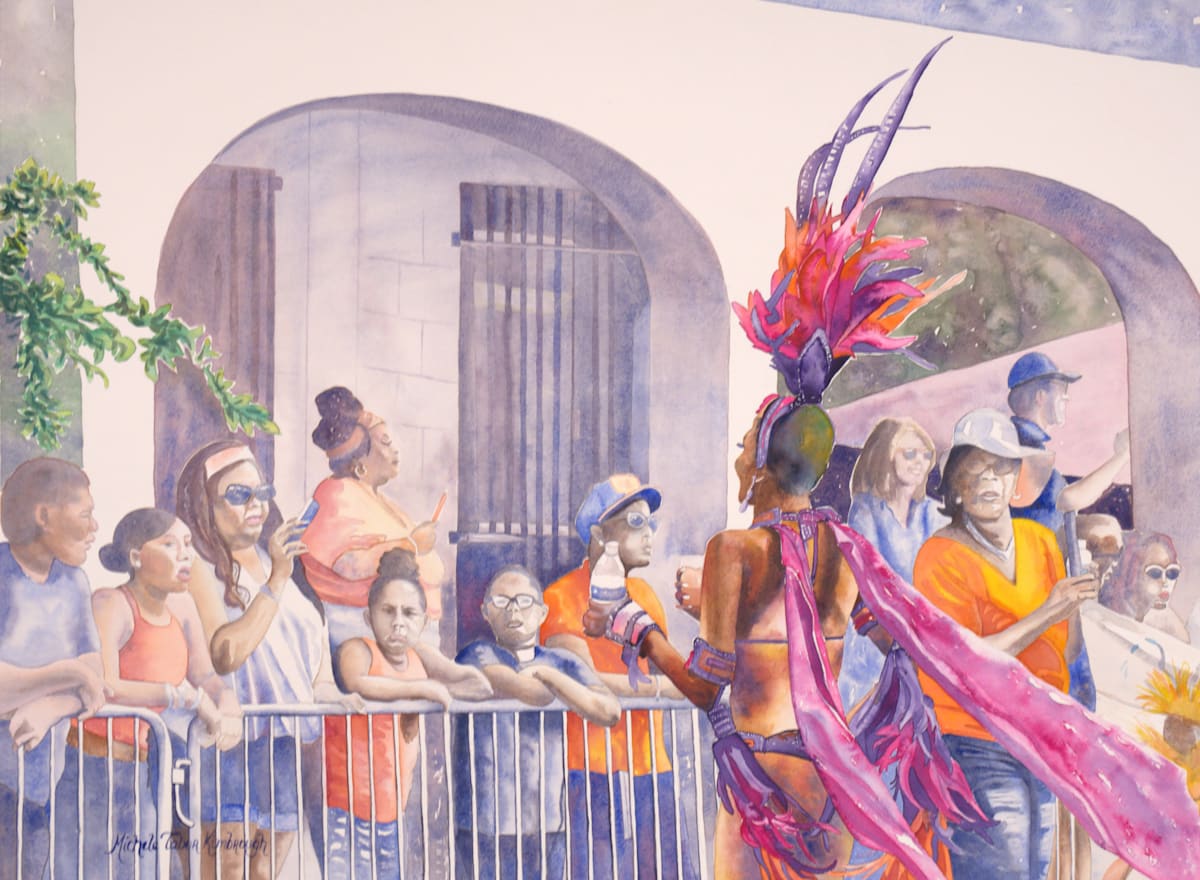 24. Crucian Carnival Series XXIV by Michele Tabor Kimbrough  Image: Facing the Crowd