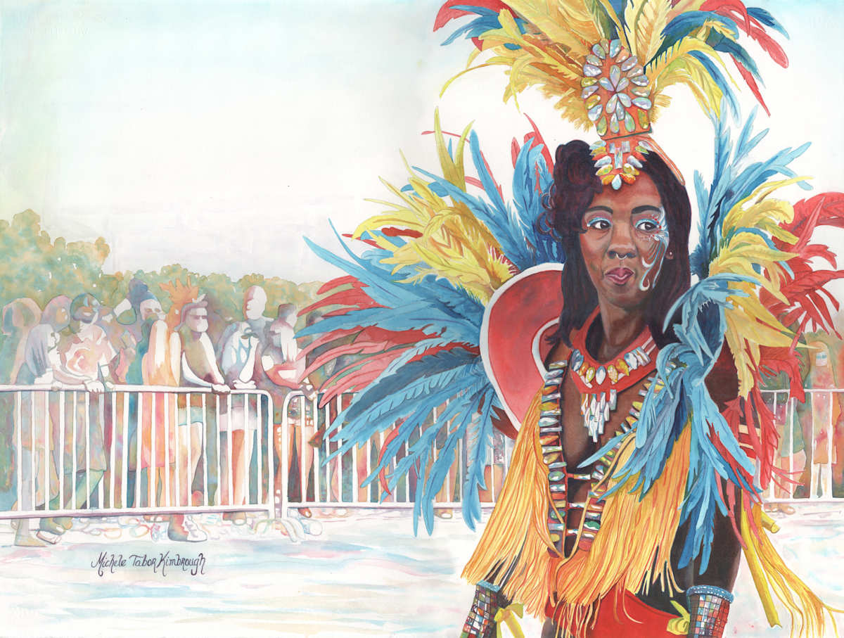 28. Crucian Carnival Series XXVIII by Michele Tabor Kimbrough, Image 2.