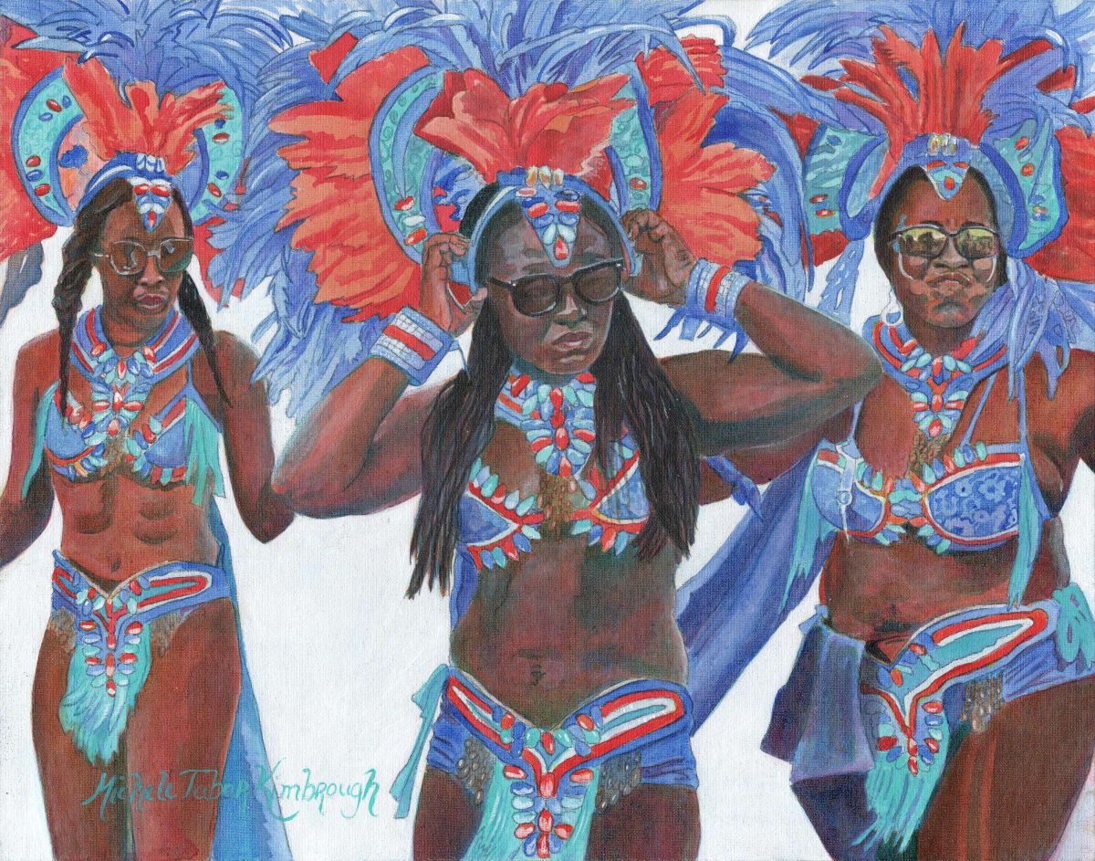 31. Crucian Carnival Series XXXI by Michele Tabor Kimbrough 