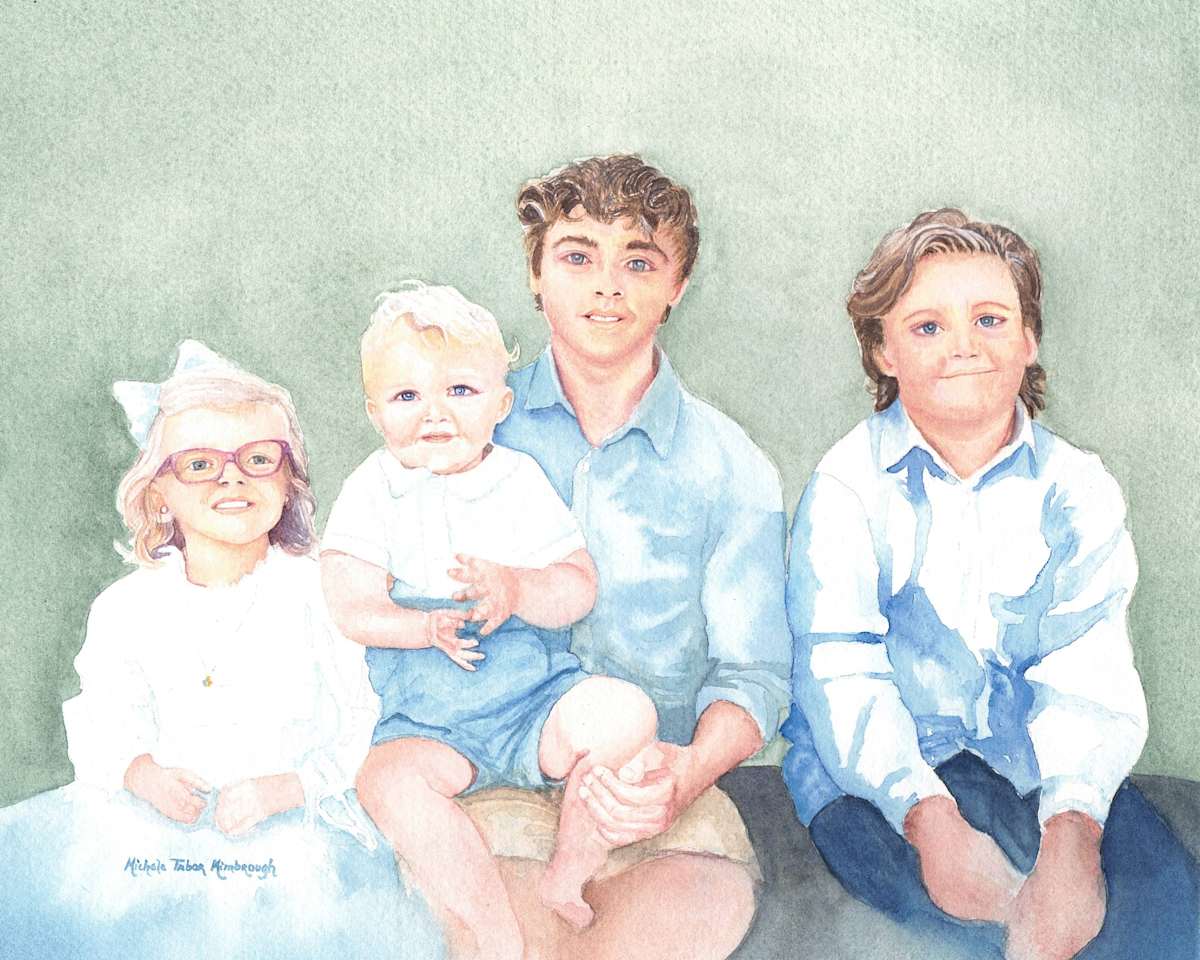 Wester Grand Children by Michele Tabor Kimbrough 