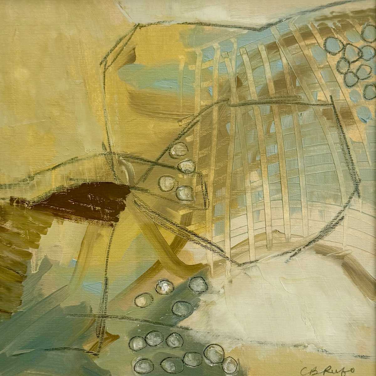 In the quiet company of stars by Rufo Art  Image: "In the quiet company of stars" This is one of 5 pieces related to the poem Aspens by Danusha Lameris