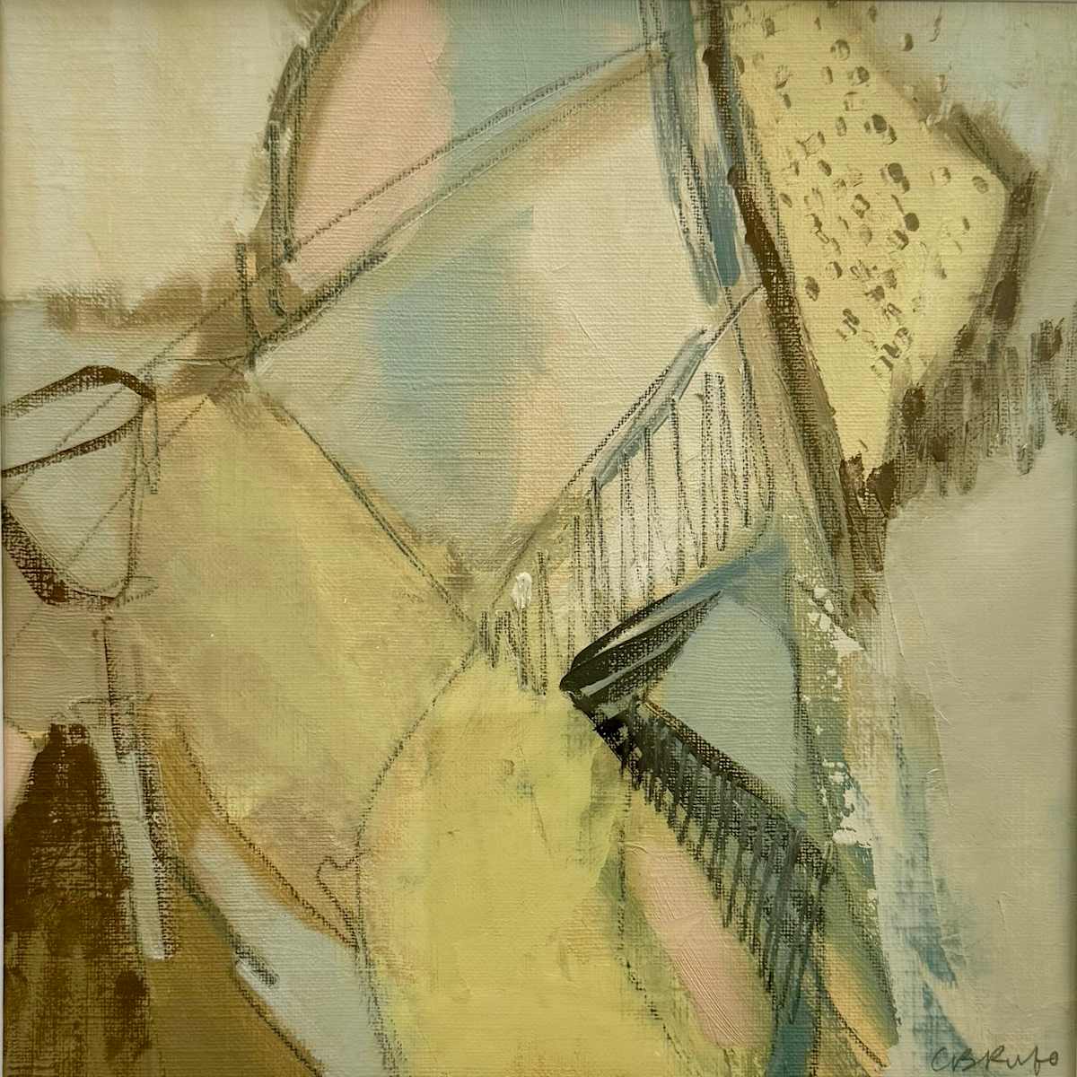 Leaves rustling,  a muffled conversation by Rufo Art  Image: The first of 5 from the series "Aspen". The titles of these pieces come from the poem Aspen, by Danusha Laméris