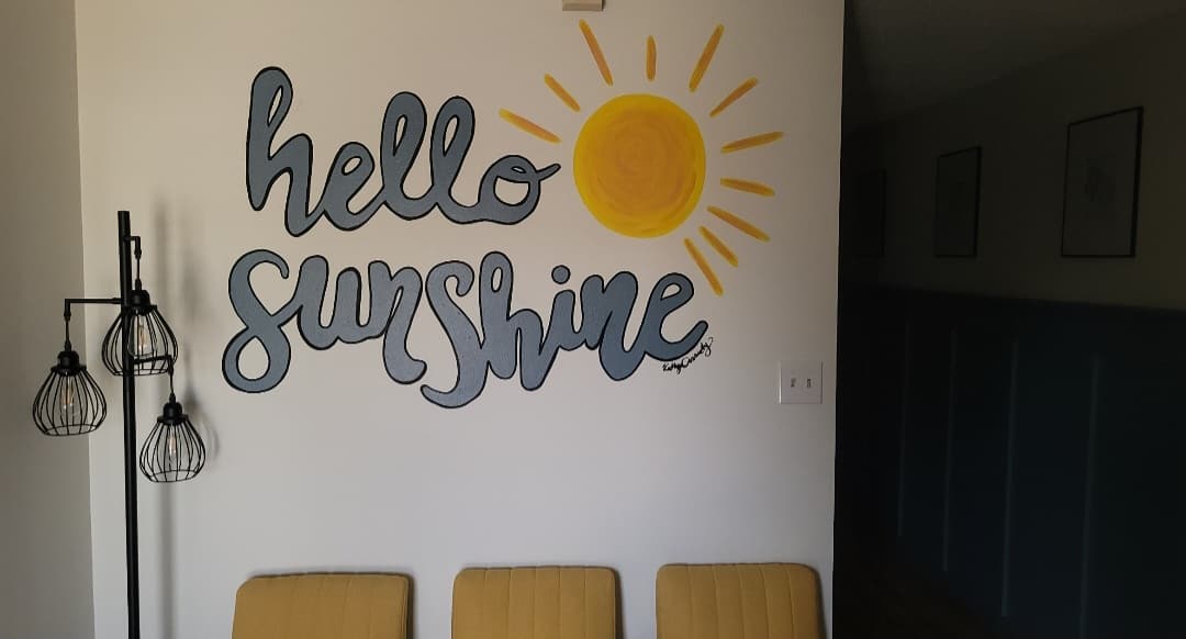 Sunshine Mural by Katlyn Dorriety, Image 1.