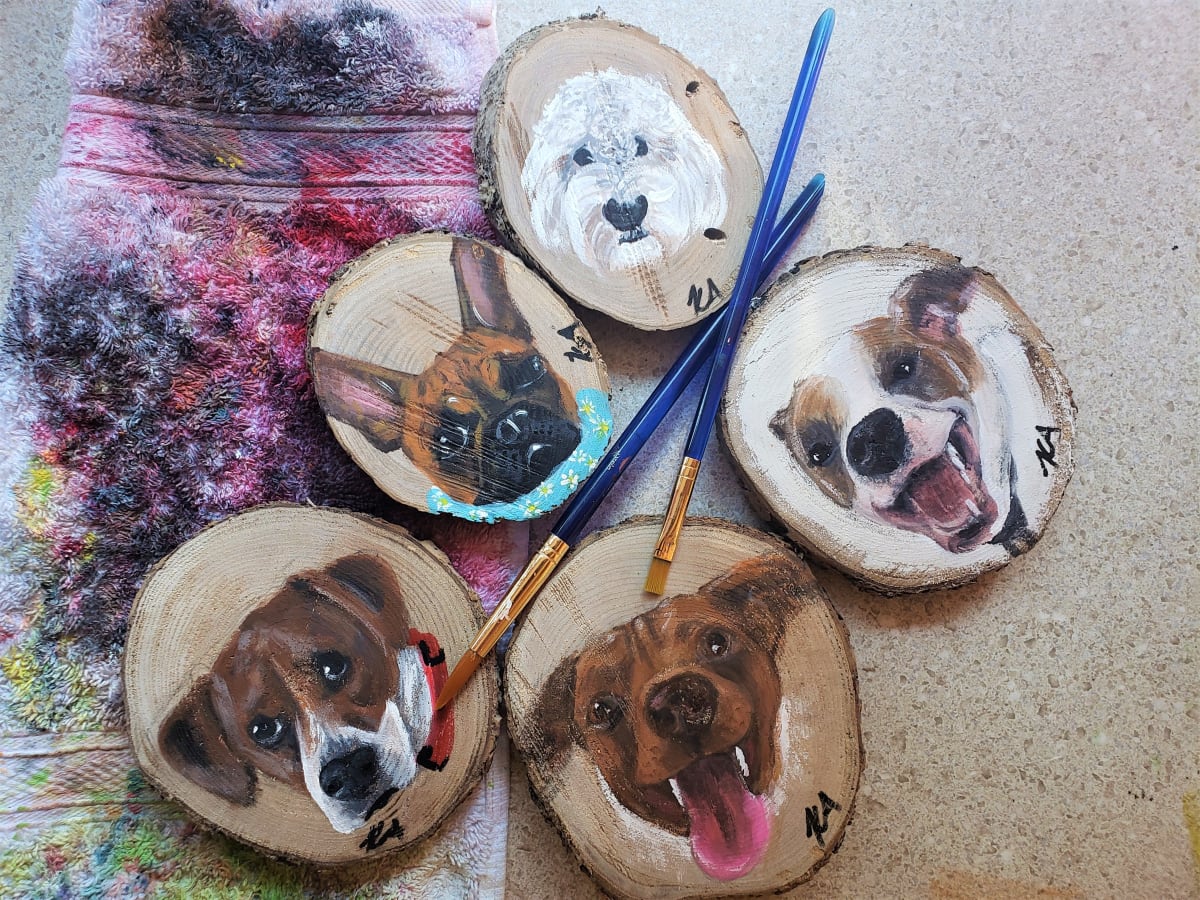 Pet Portrait Ornaments 