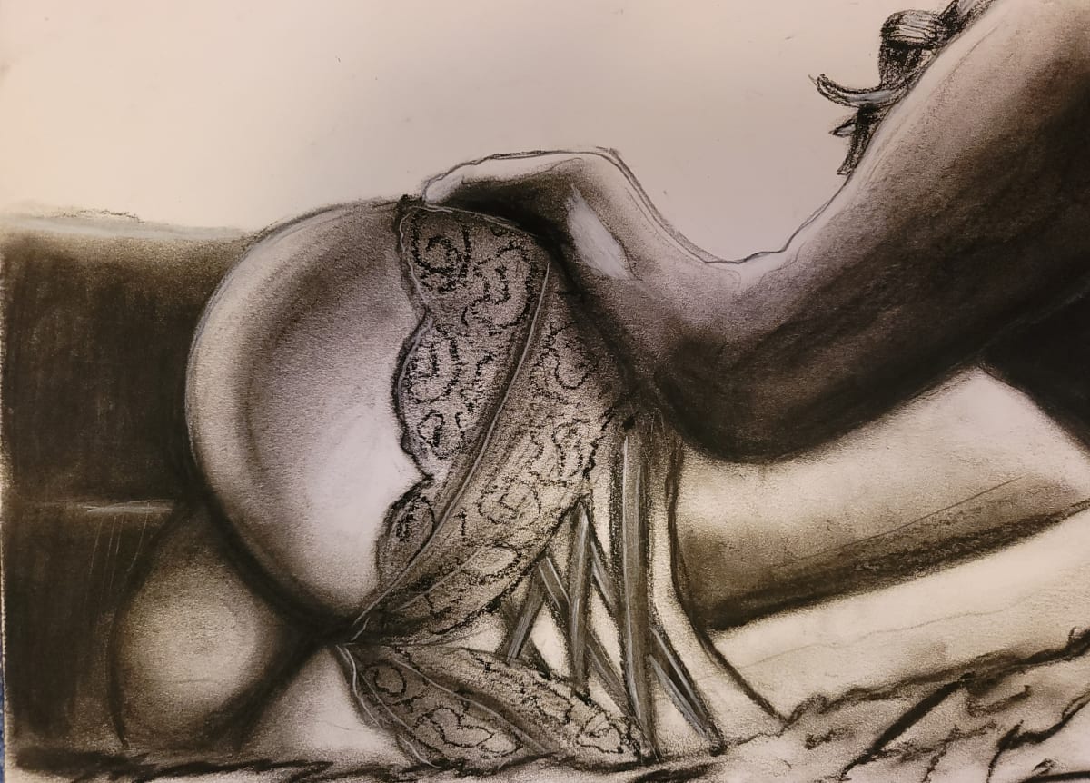 Lounging Lacey Lingerie Female by Katlyn Dorriety 