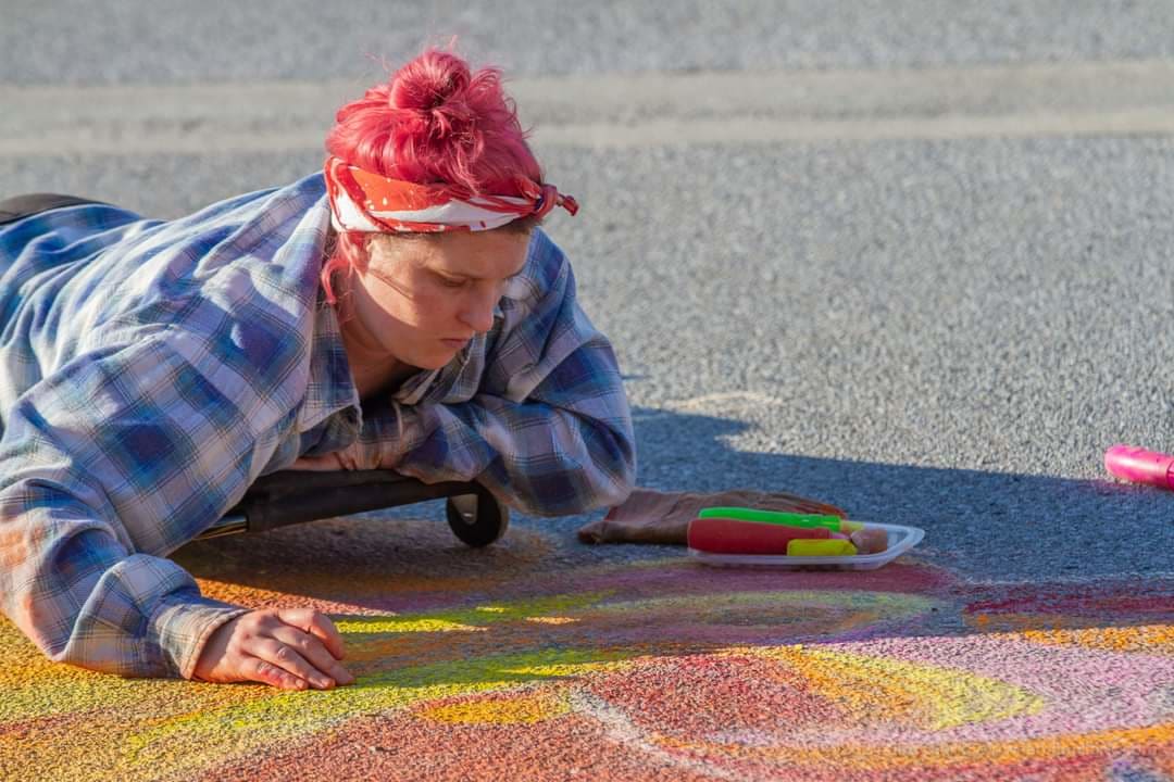 Chalk Mural Creative Octopus 