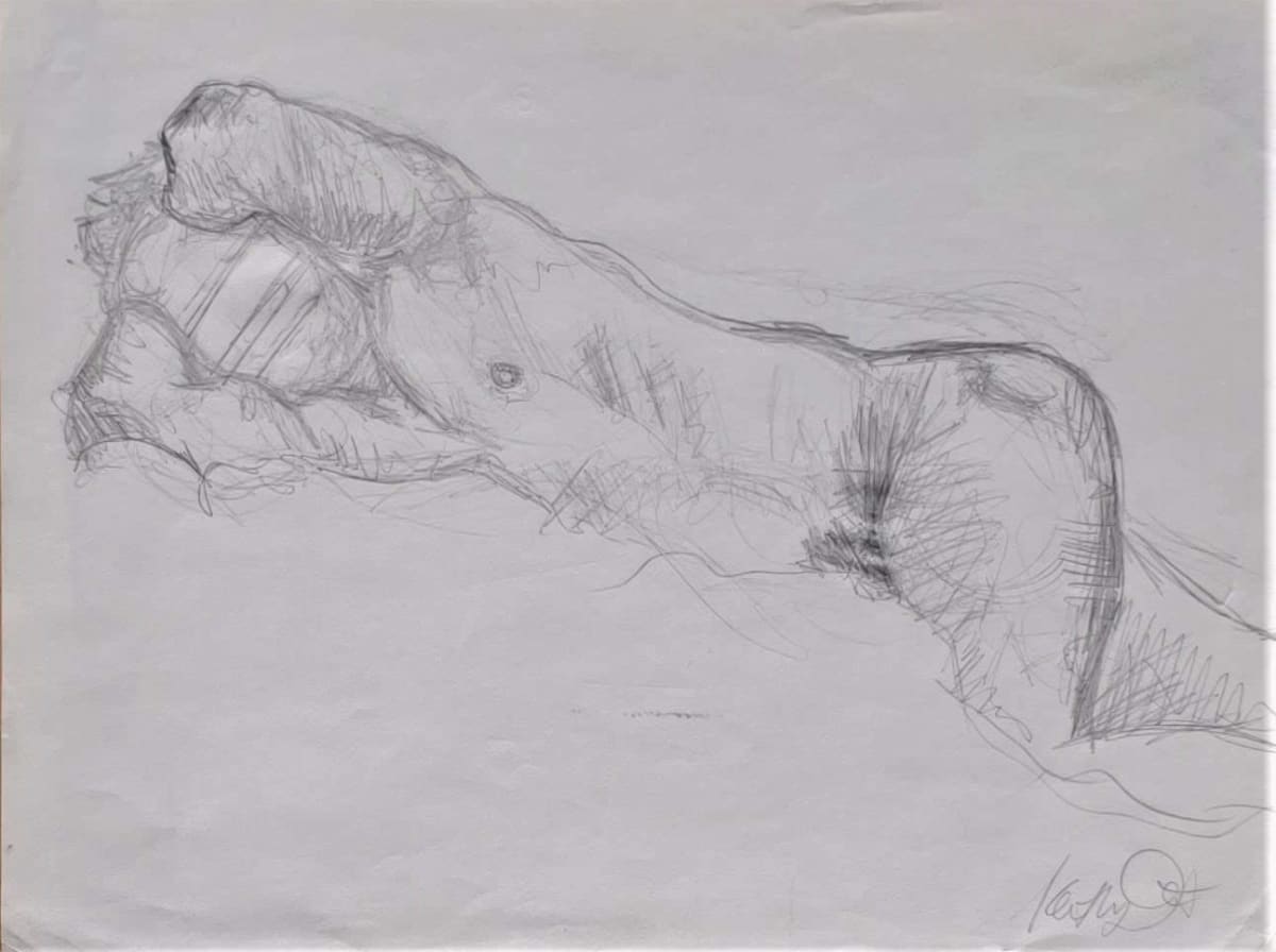 Male Lounging Nude 