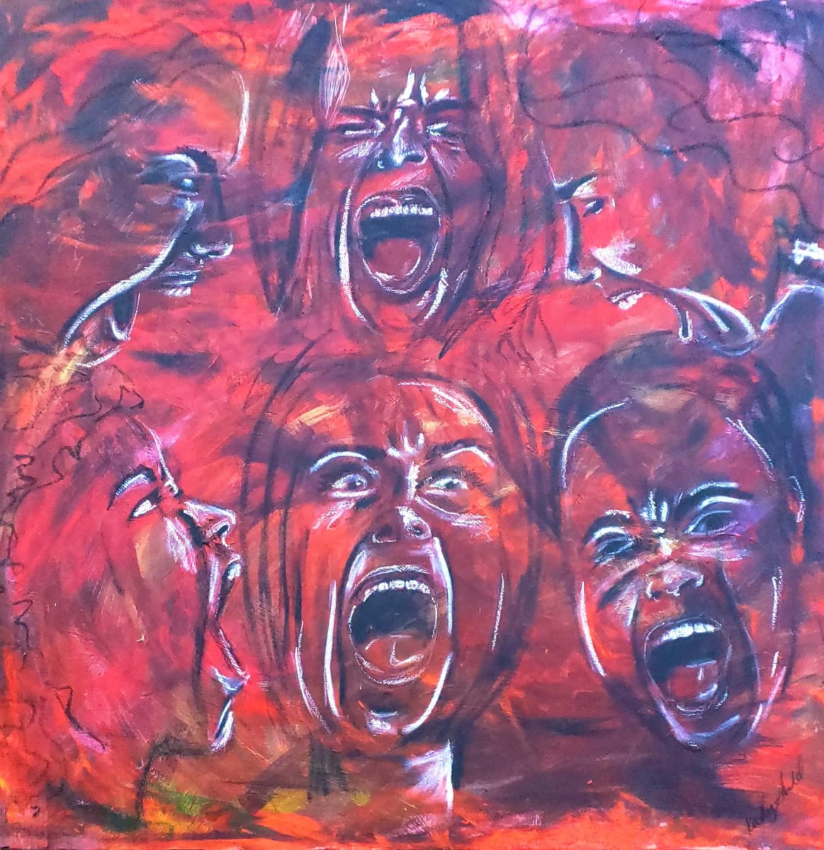 rage emotion art