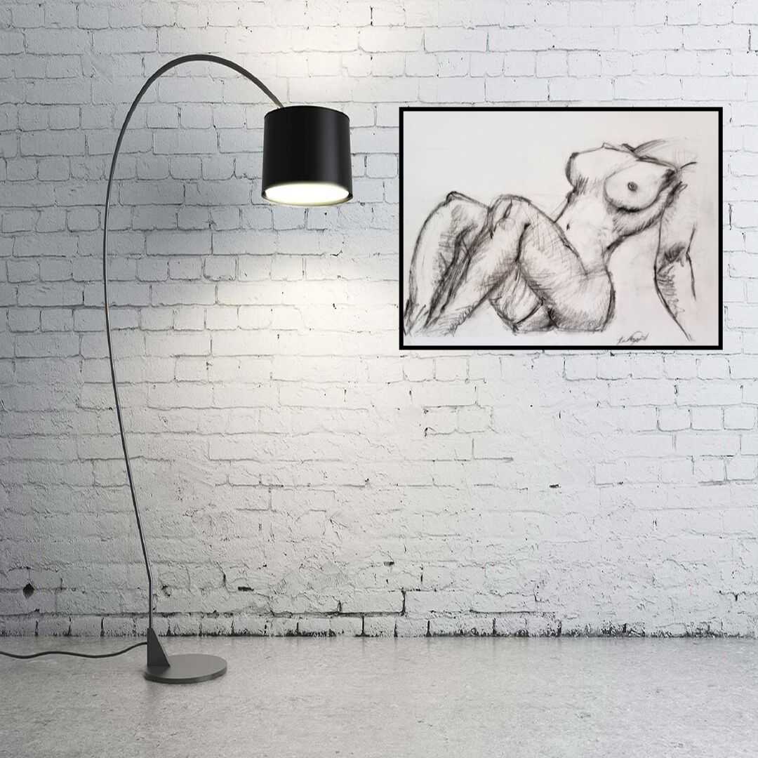 Lounging Nude, Image 1.