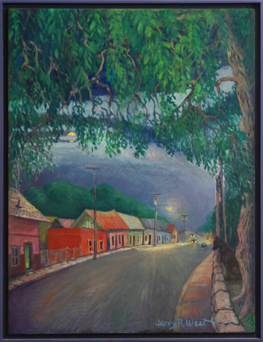 Late Dusk on Pacific Avenue (#2) by Jerry West 