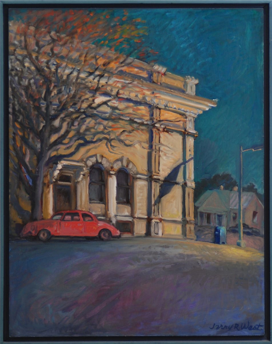 Red Car at Columbia Crossing by Jerry West, Image 1.