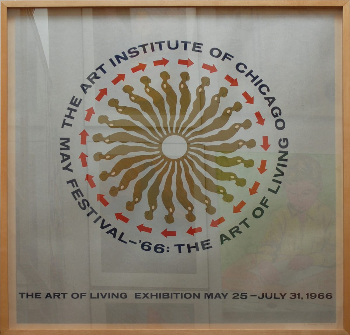 The Art of Living Exhibition Poster by Ernest Trova 