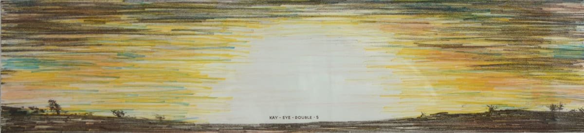 Kay Eye Double S by Edward Ruscha 