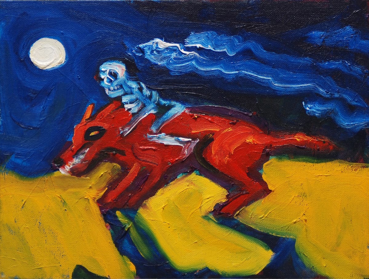 Death Riding a Bitch by Margaret Garcia 