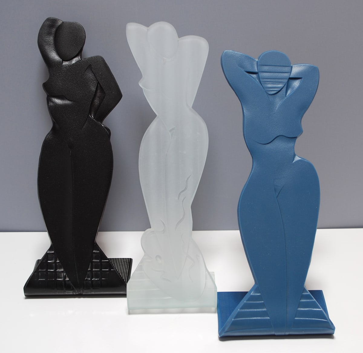 Figure Study: Barragan, Muse, and Grid by Valerie Arber 