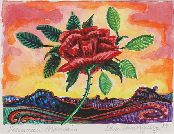 Tucumcari Mountain by Eddie Dominguez 