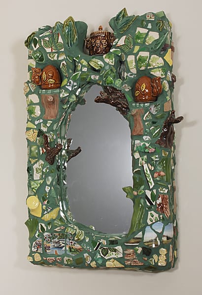 Mosaic Mirror by Deborah Mitchell 