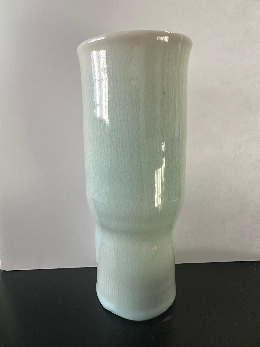 Blue Vessels set of 3 by Brenda Rehrig 