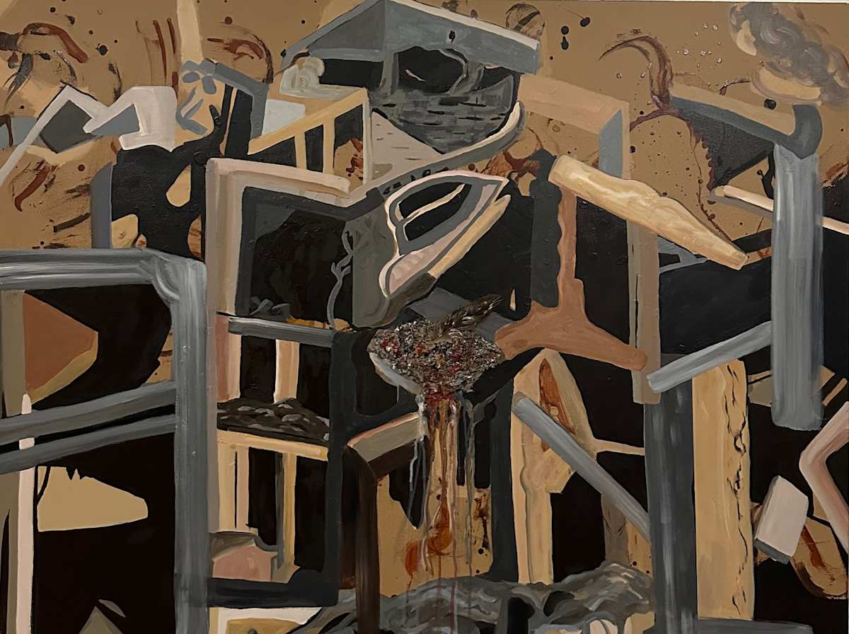 Scatter #6 (tan) by Temme Barkin-Leeds 