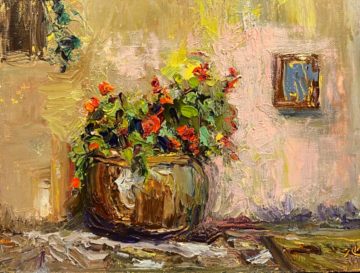 Happy Geraniums by Betty Huang, Image 1.