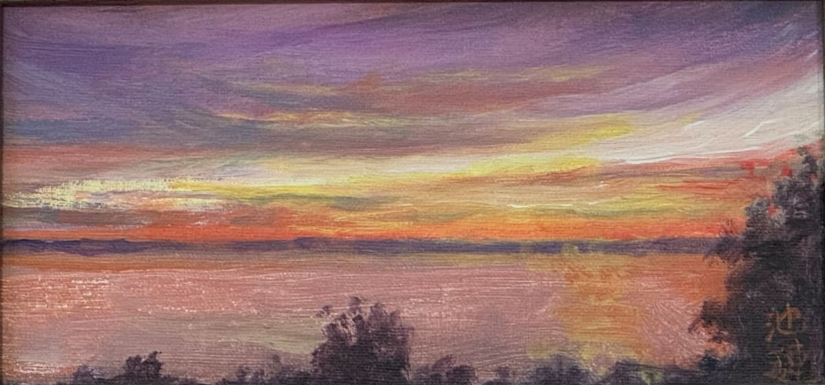 Happy Sunset by Betty Huang 