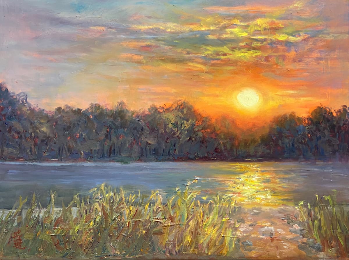 Evening Light at the Shore by Betty Huang, Image 2.