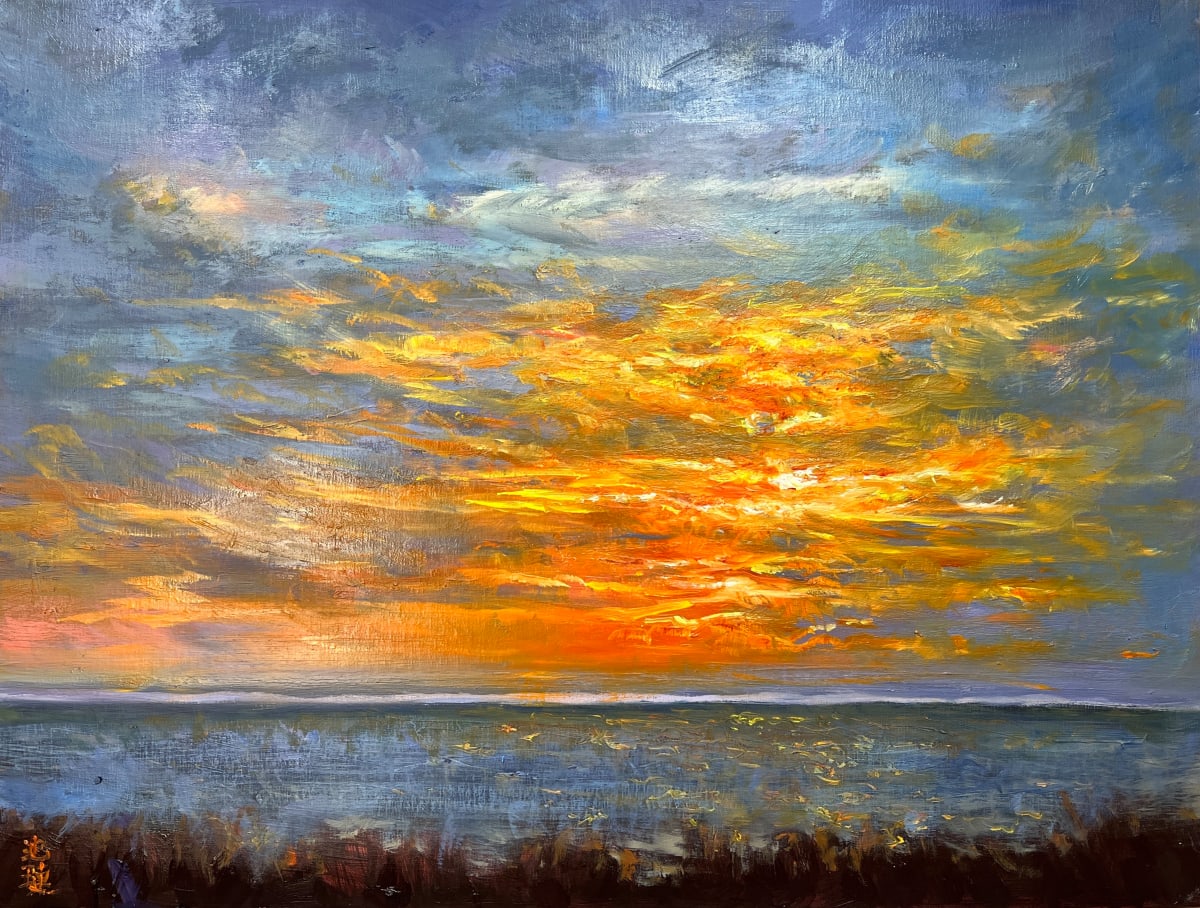 Glorious Sunset by Betty Huang 