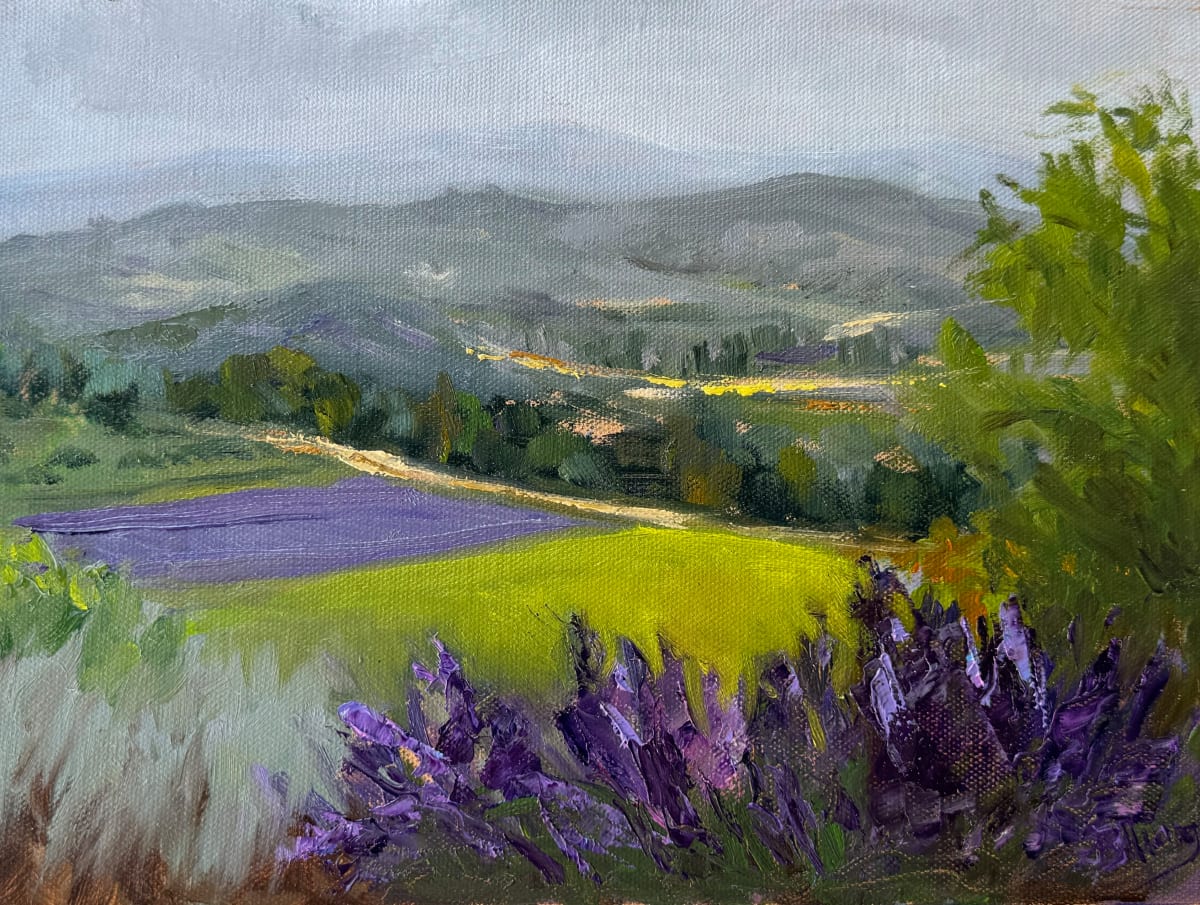 Splendor of Provence by Betty Huang  Image: This was done plein air in Provence, France.  