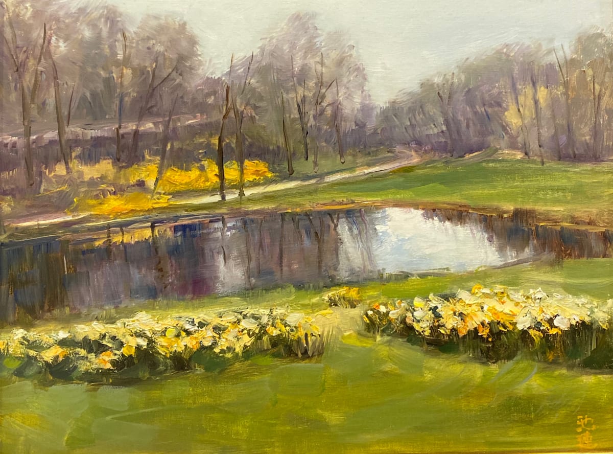 Pond Reflections by Betty Huang, Image 1.