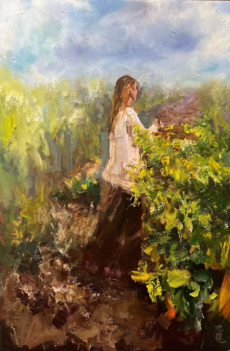 "Amidst the Vines" by Betty Huang 