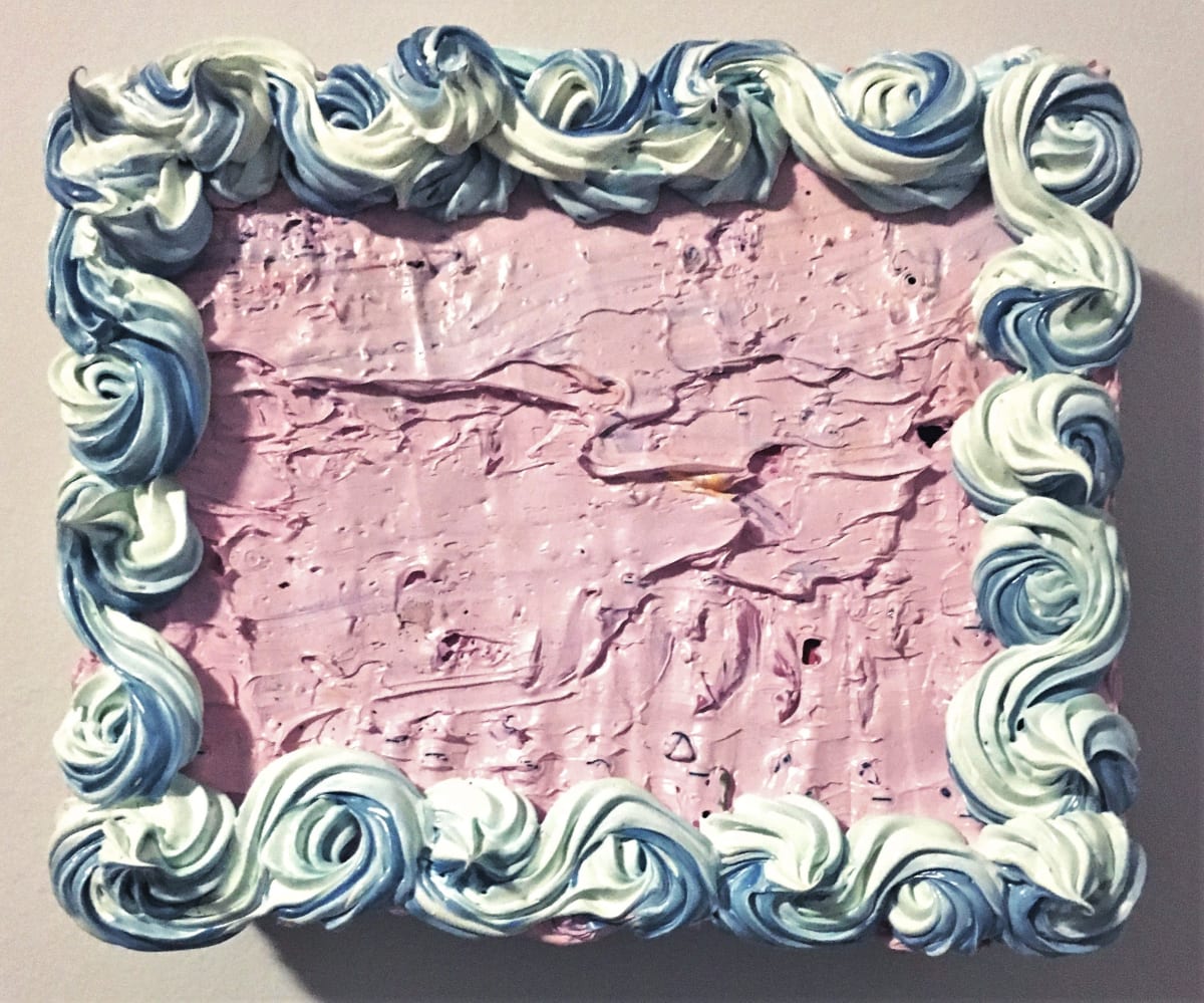 Pink+Blue Cake 