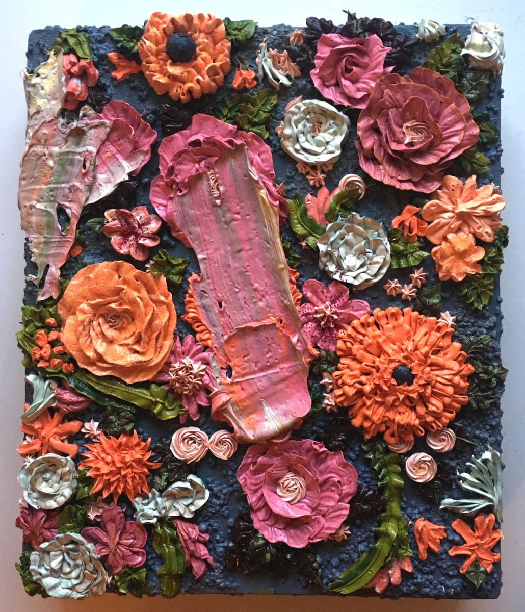 Orange Flowers by Sylvia Calver, Image 1.