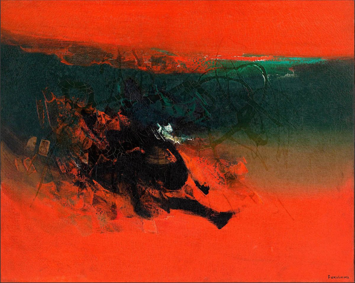Bstrato em Vermelho by Tikashi Fukushima, Image 1.