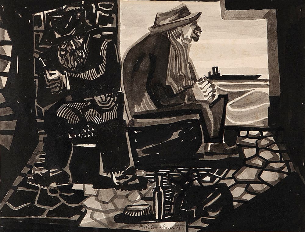 Clochards by Di Cavalcanti, Image 1.