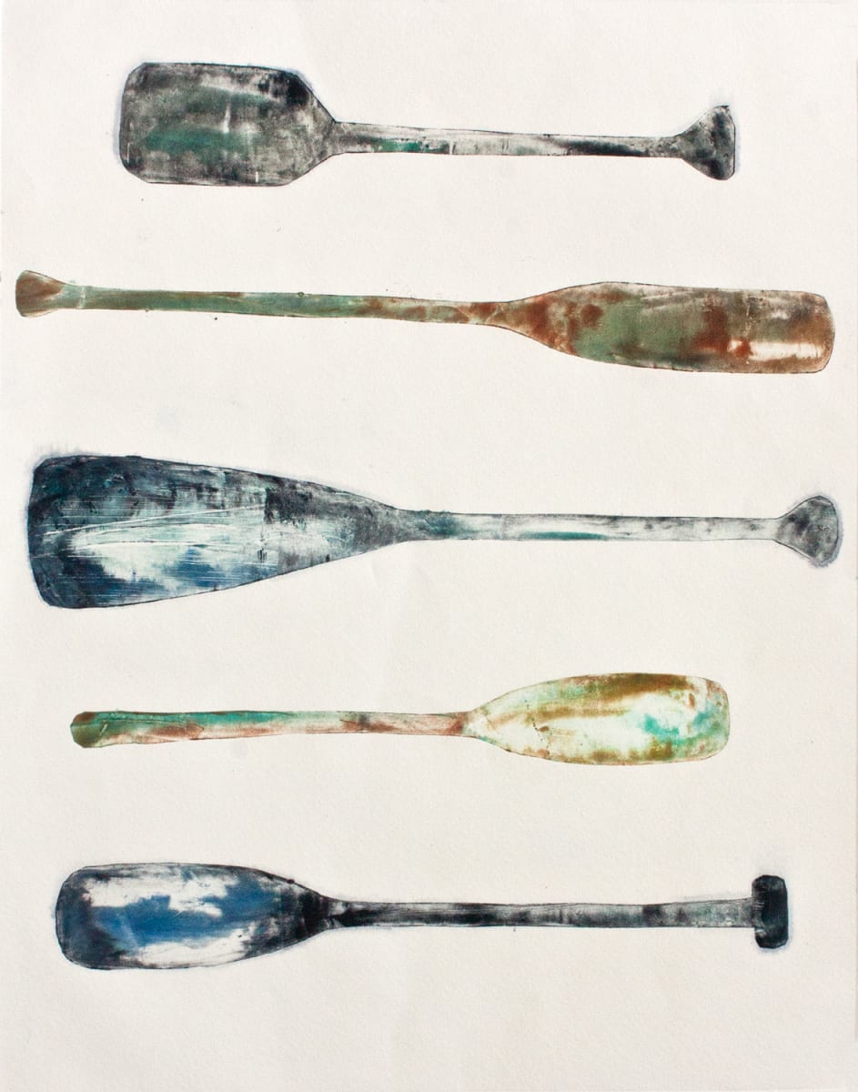 Paddles and Oars by Sharon Whitham 