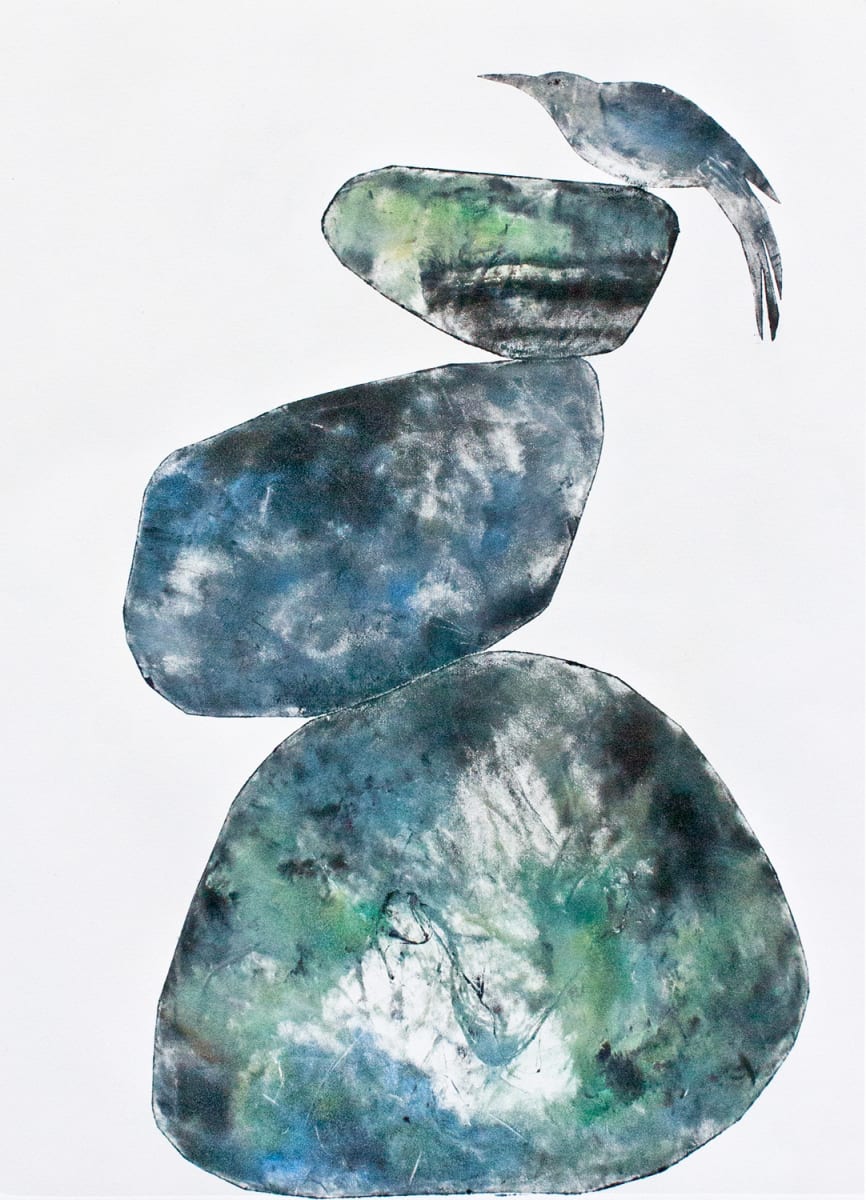 Stone Perch Series #3 by Sharon Whitham 