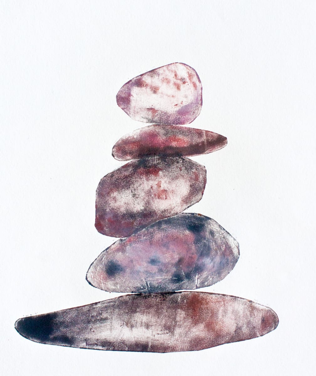Pink Granite in Balance by Sharon Whitham 