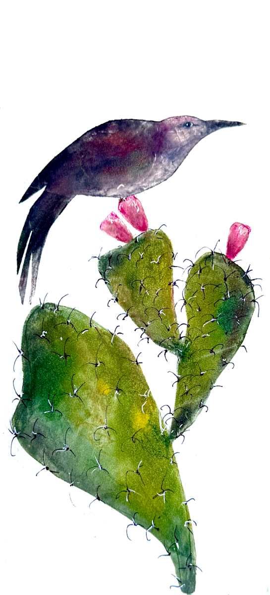 Prickly Perch #2 by Sharon Whitham 